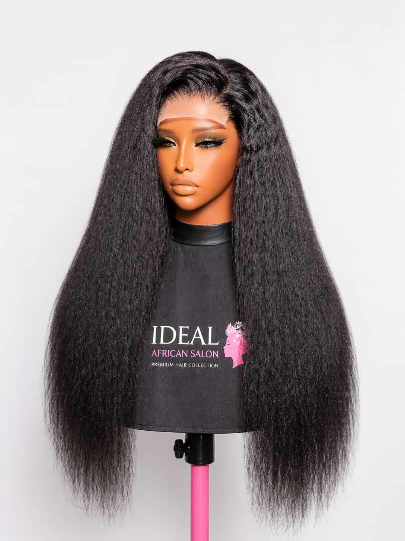 Kinky Coily 20 Inch Human Hair Wig Nadi Fiji
