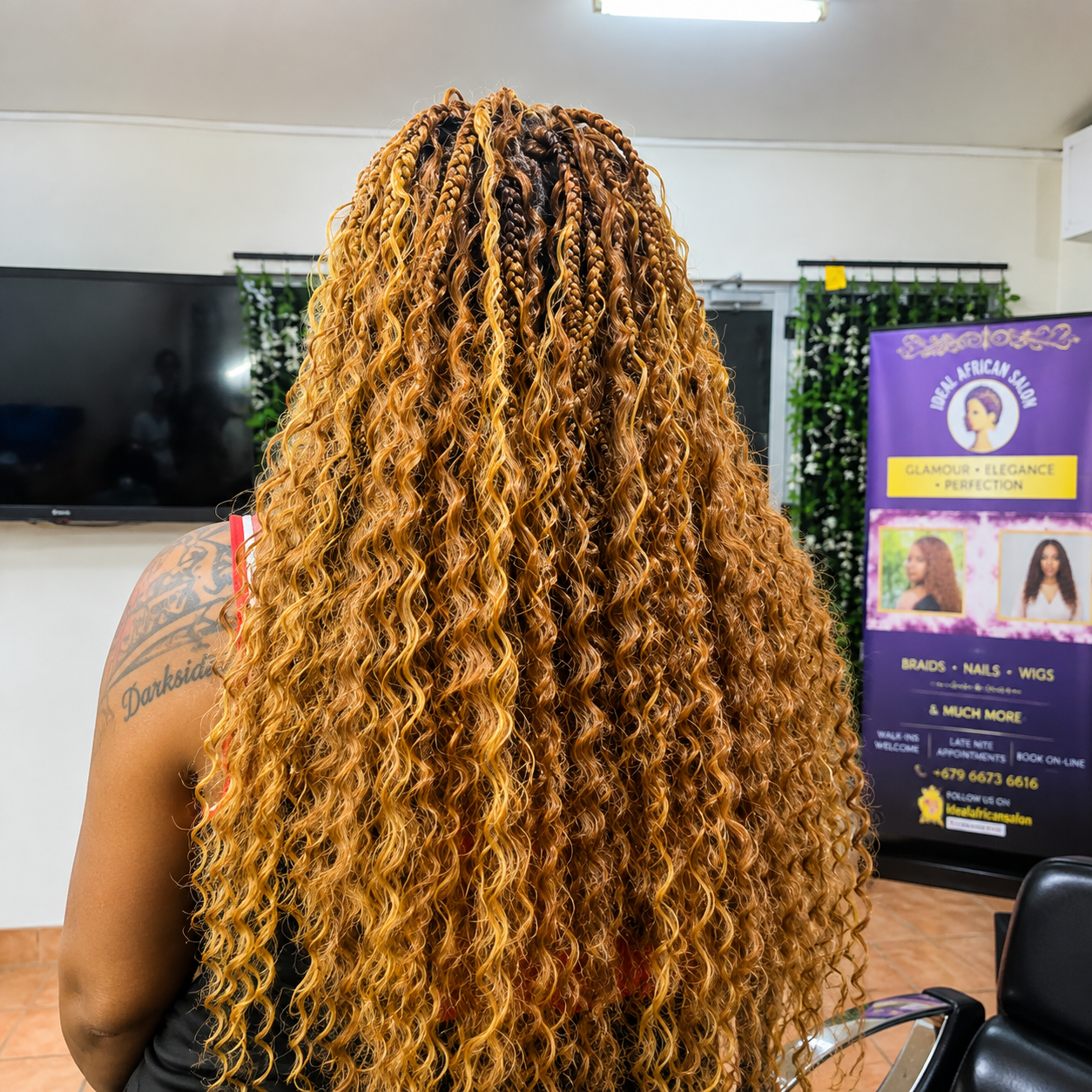 Boho Goddess Braids — Style A by Ideal African Salon in Nadi