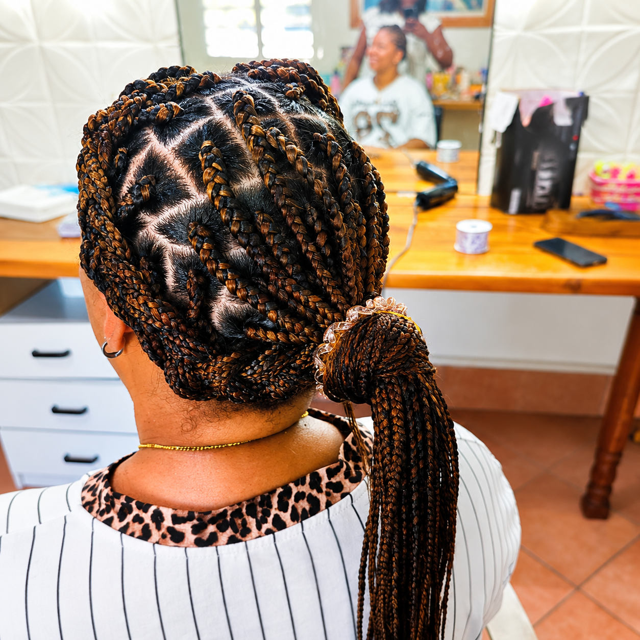 Box Braids — Style A by Ideal African Salon in Nadi