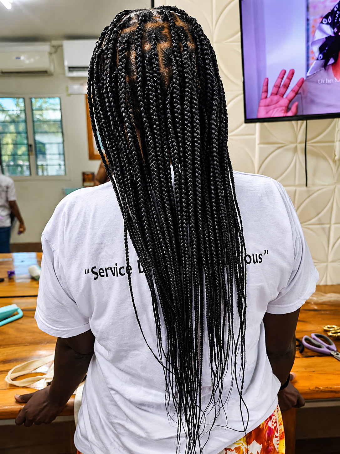 Box Braids — Style B by Ideal African Salon in Nadi