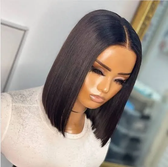 Bob Black 14 Inch Human Hair Wig Nadi Fiji