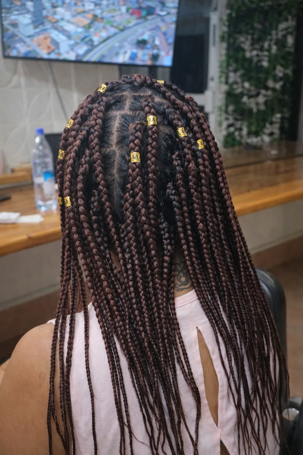 Box Braids — Style D by Ideal African Salon in Nadi