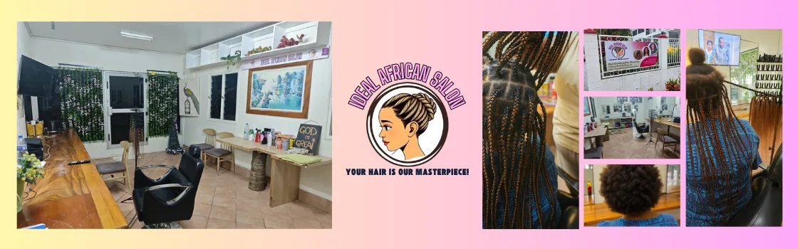 Ideal African Salon Interior — Professional African Hair Salon Nadi Fiji